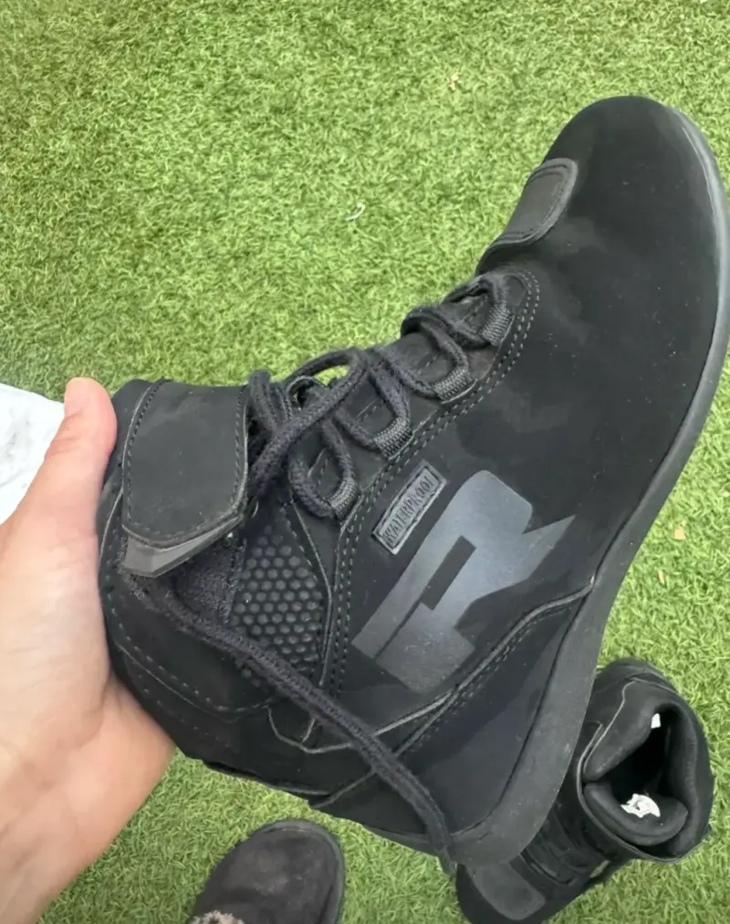 Botas de moto negras Richa con velcro - 2