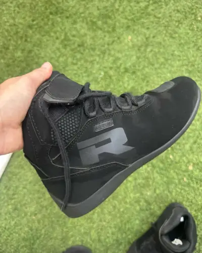 Botas de moto negras Richa con velcro - miniatura 4