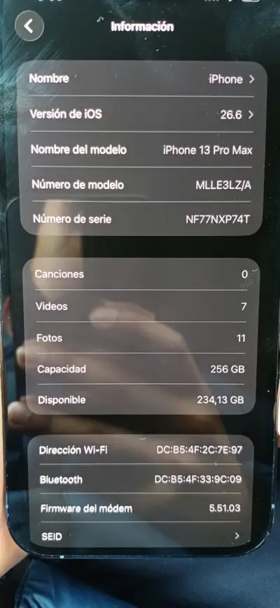 iPhone 13 Pro Max 256GB en buen estado - miniatura 3