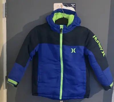 Chaqueta de invierno azul para niño Hurley - miniatura 1