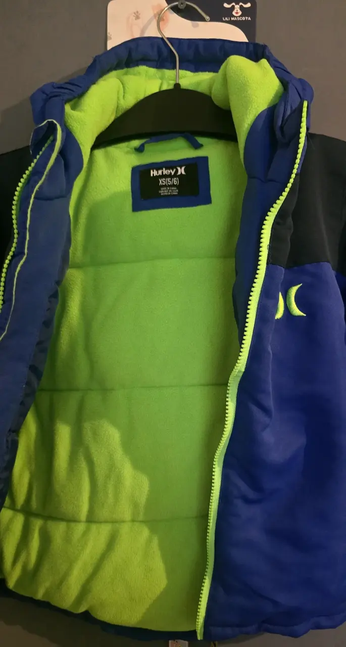 Chaqueta de invierno azul para niño Hurley - 2