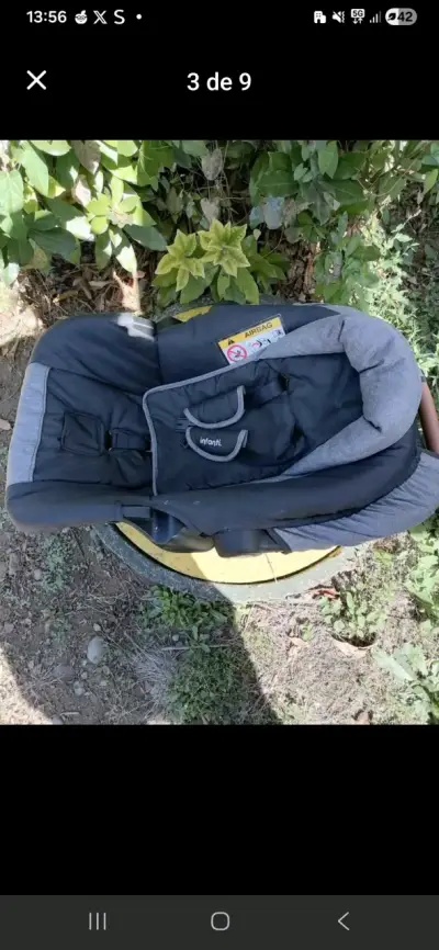 Coche de bebé Infanti con silla de auto - miniatura 1