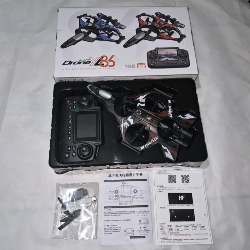 Drone X86 con control remoto y accesorios - 2