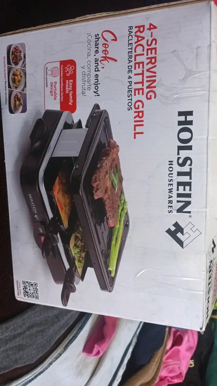 Parrilla Raclette de 4 Puestos Holstein