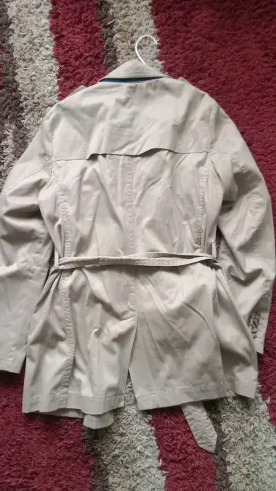 Trench coat beige para hombre Koton - miniatura 2