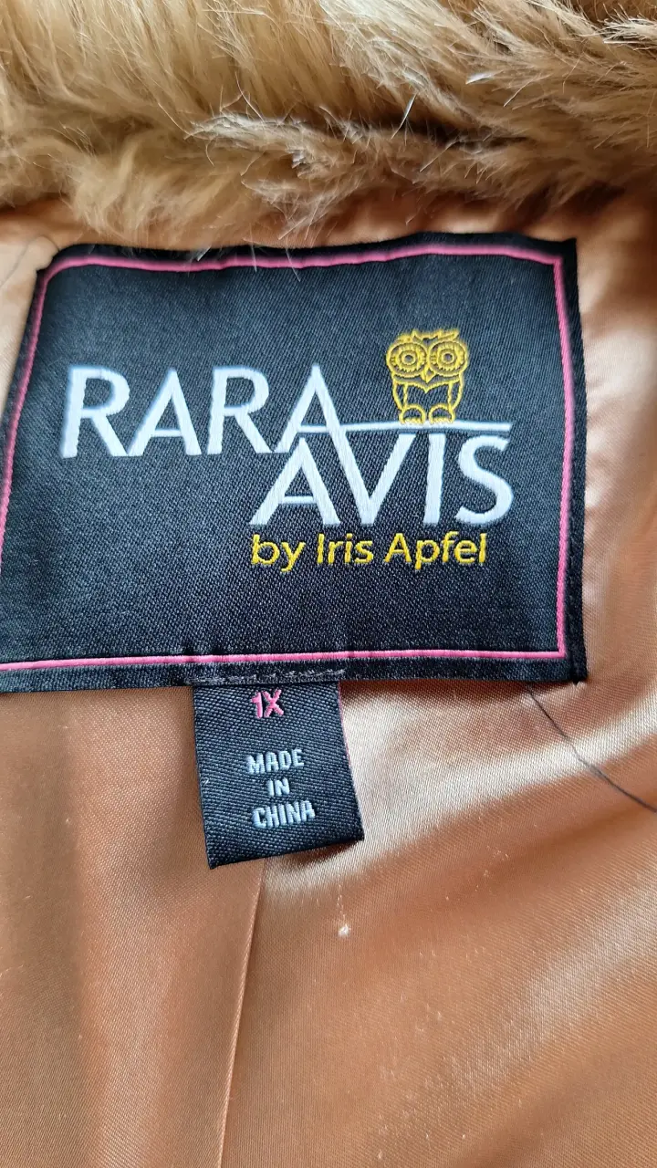 Abrigo de piel sintética Rara Avis con diseño étnico - 5