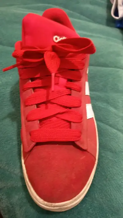 Zapatillas deportivas rojas Adidas para mujer - miniatura 3