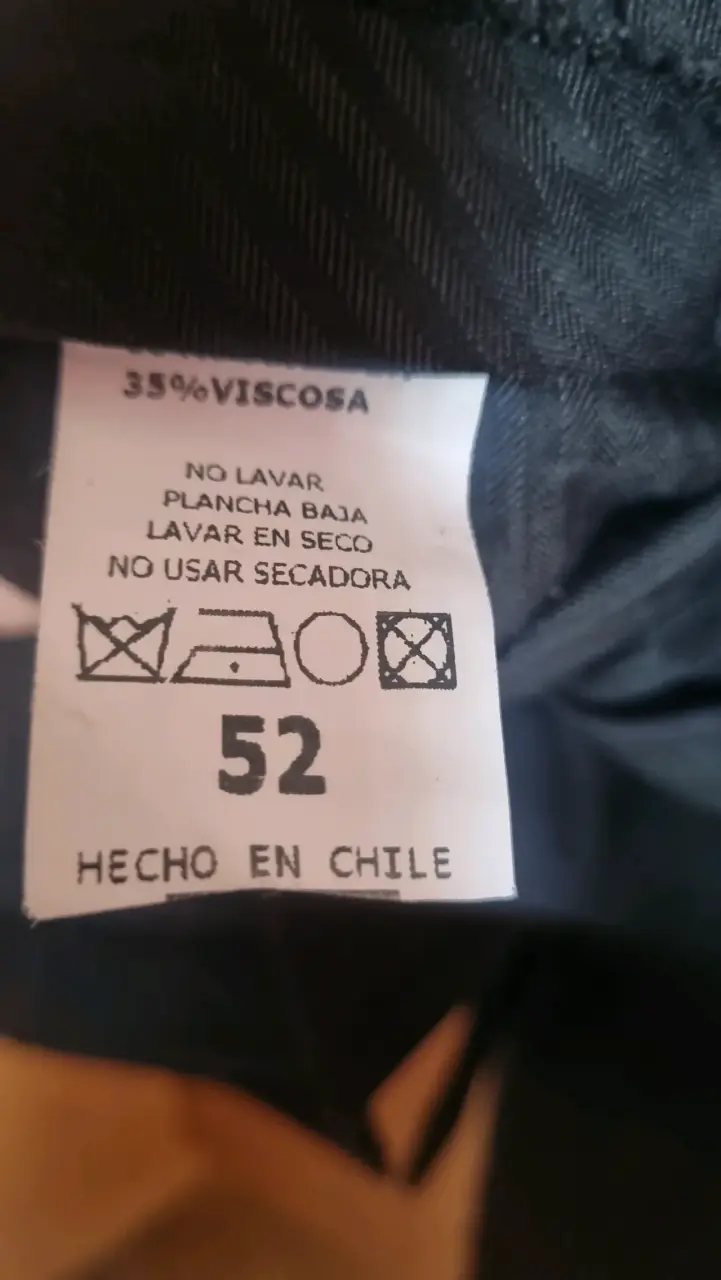 Terno gris para hombre talla 52 - 4