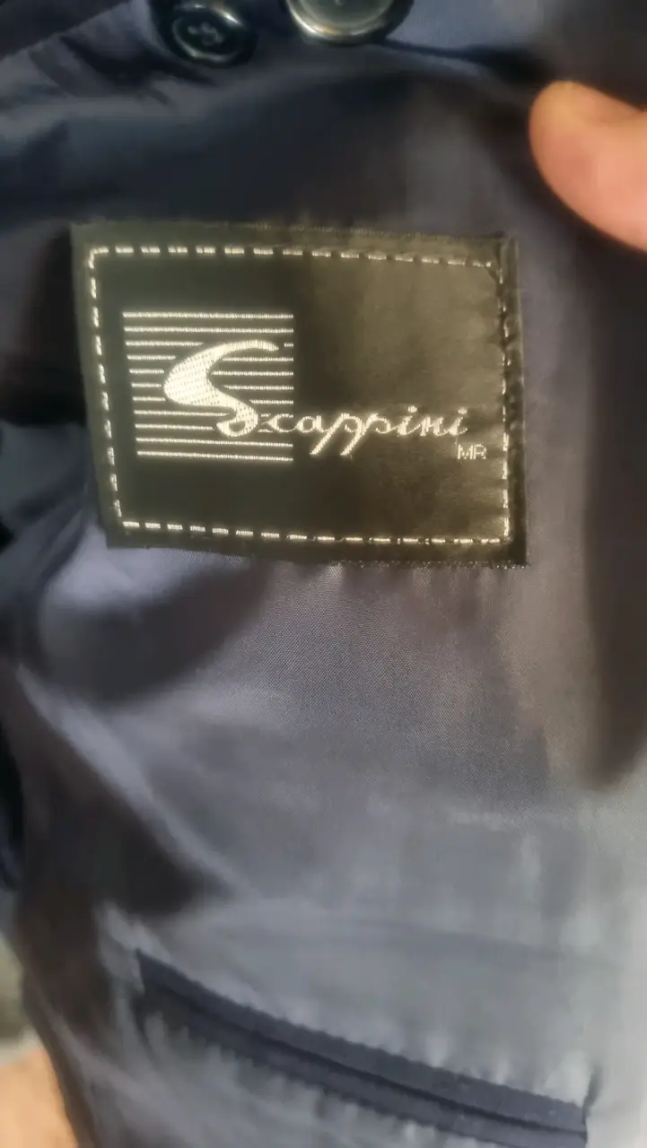 Blazer azul marino para hombre Scappini 52 - 4