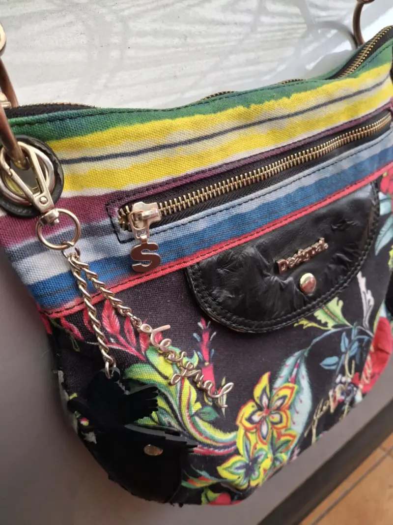 Bolso Desigual multicolor con diseño floral - 1