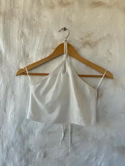 Top zara blanco - miniatura 1