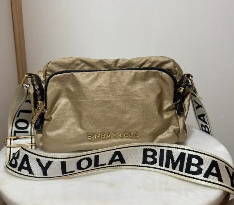 CrossBody dorado Bimba y Lola