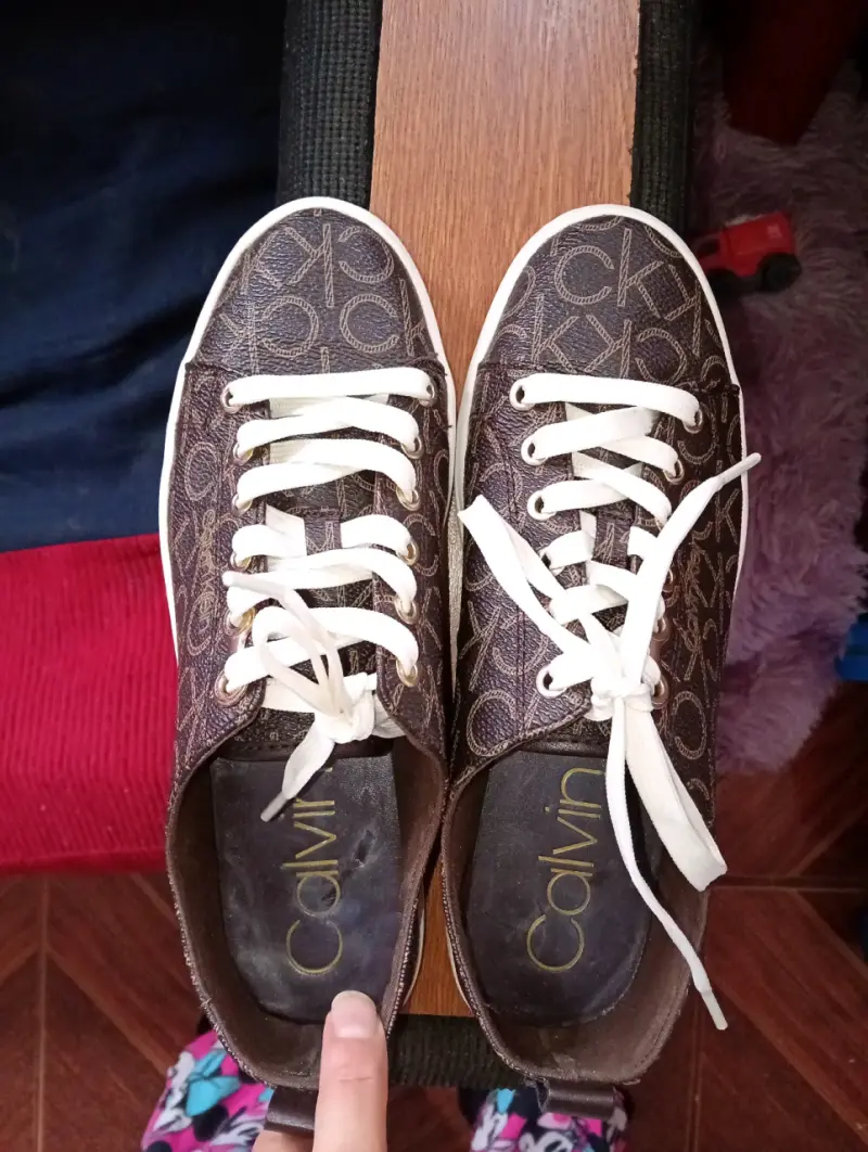 Zapatillas Calvin Klein marrón originales - 1