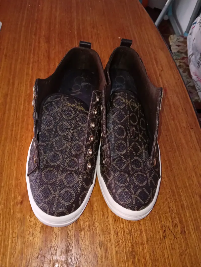 Zapatillas Calvin Klein marrón originales - 5