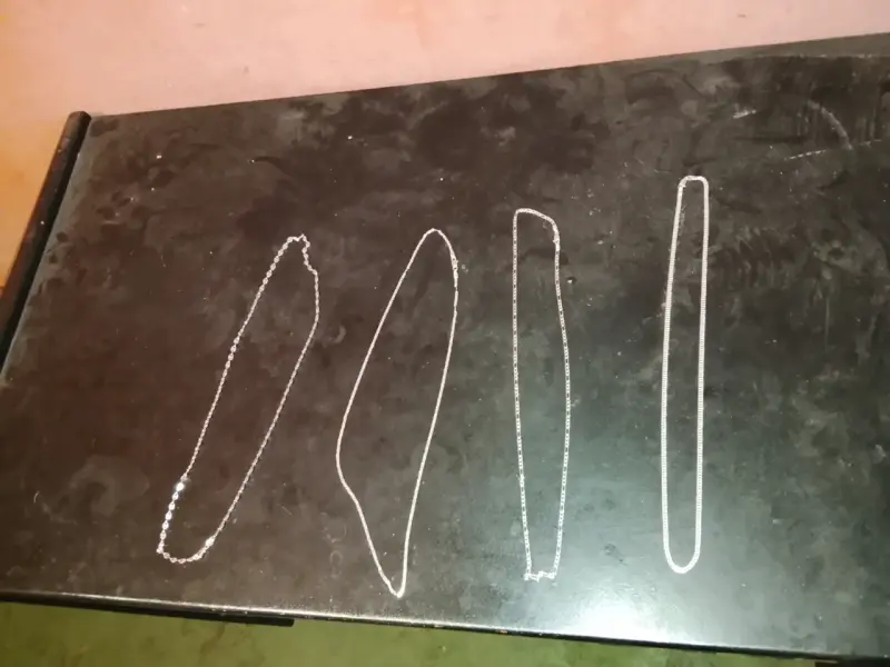 Conjunto de Cadenas de Plata para Mujer - 7