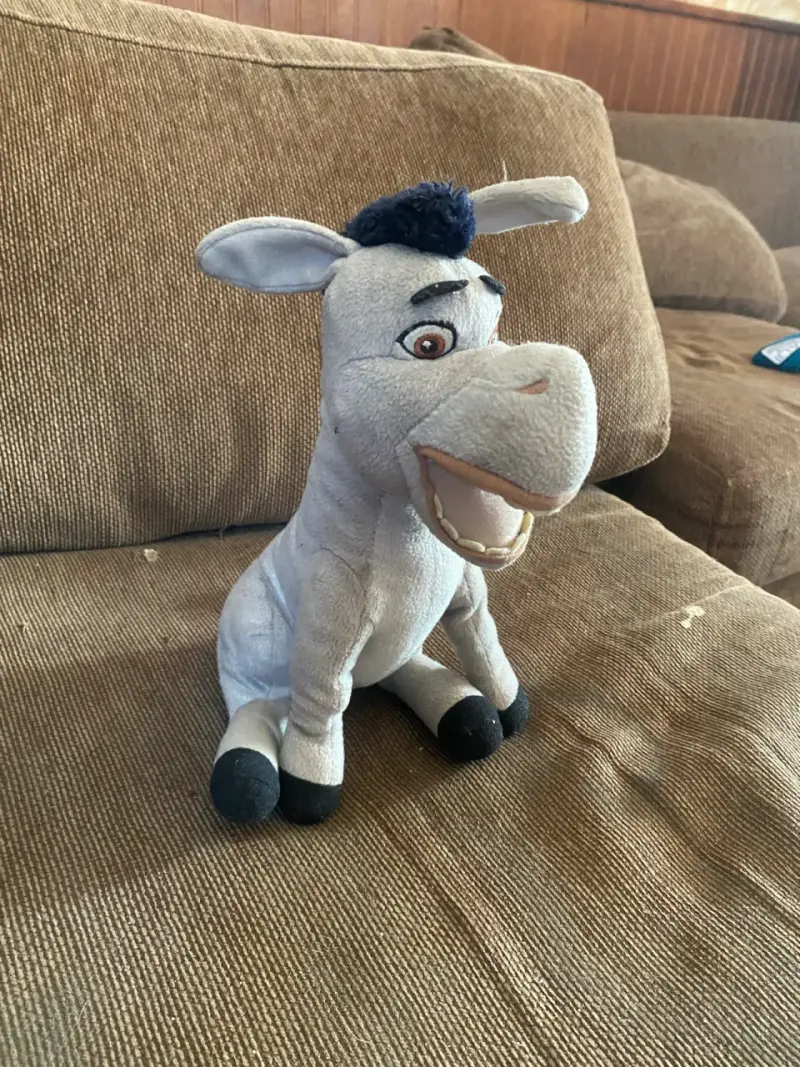 Peluche de burro de Shrek en buen estado - 2