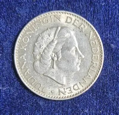 1 florin de 1965 Países Bajos plata 0.720 - miniatura 2