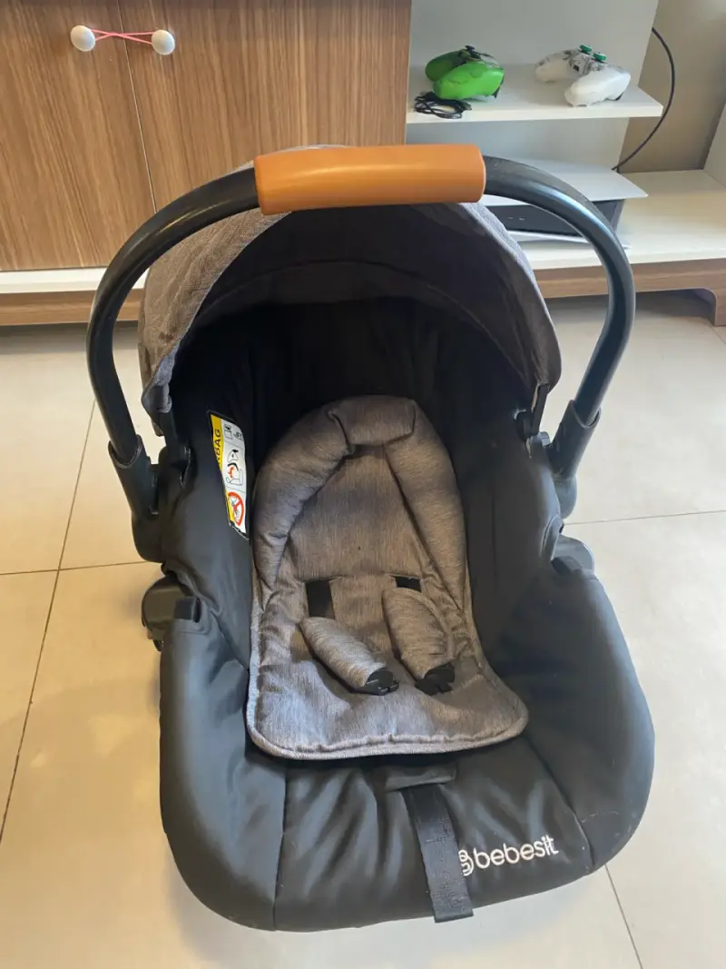 Coche de bebé Bebesit 360 Deluxe con capota gris - 4
