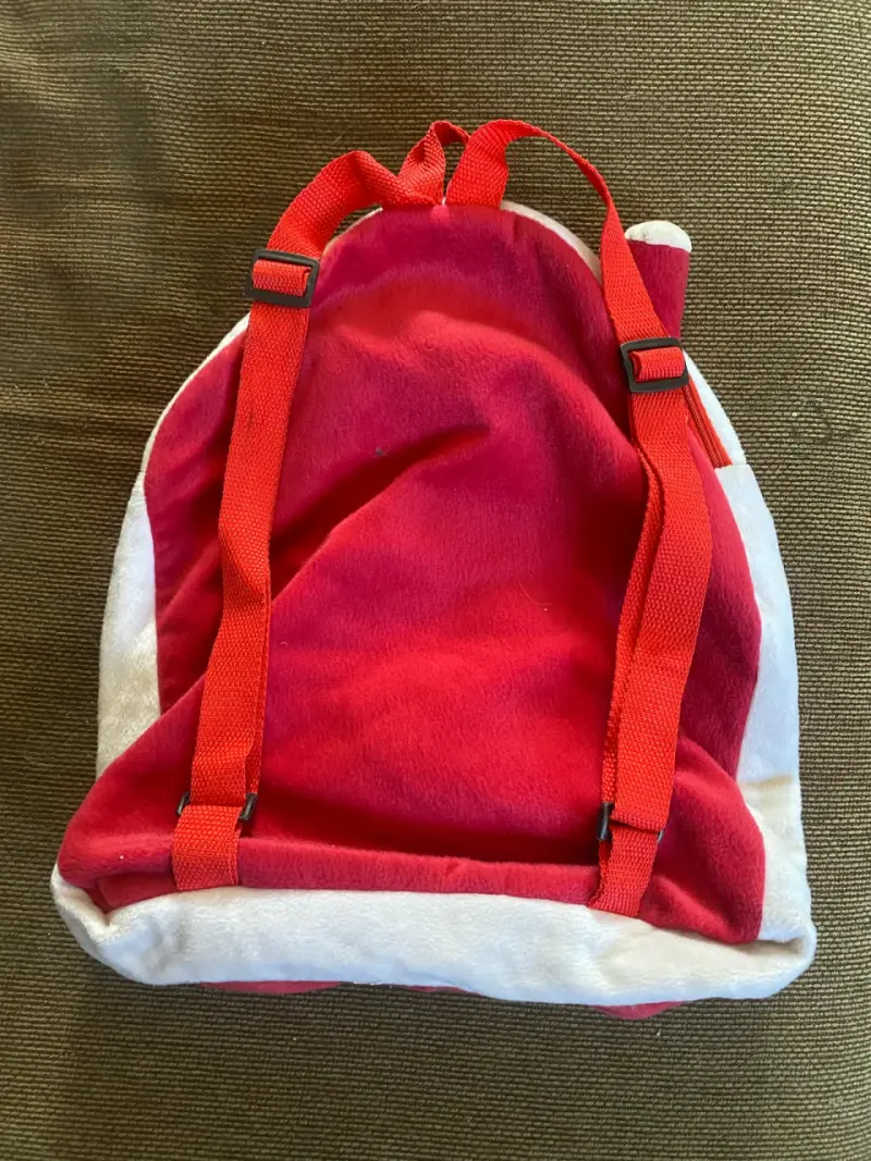 Mochila infantil navideña roja Duende Mágico - 2