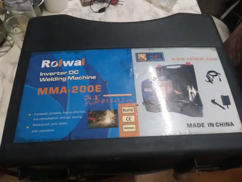 Soldadora Inverter DC Rolwal MMA-200E 220V - 1