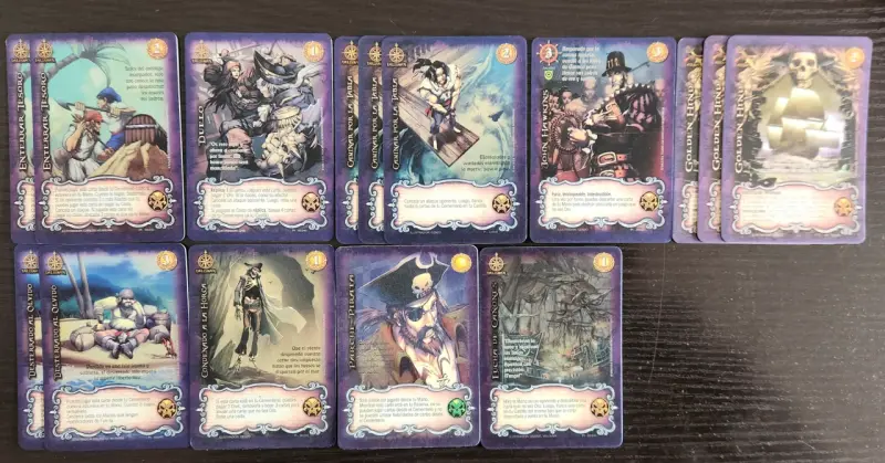 Lote Cartas Mitos y Leyendas Piratas y Corsarios - 2