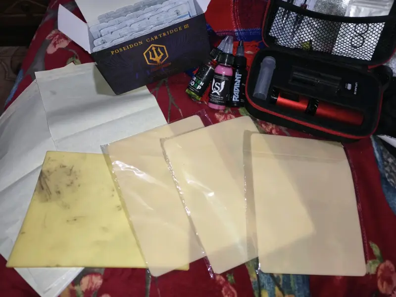 Kit de Tatuaje Inalámbrico con Tintas y Agujas - 5