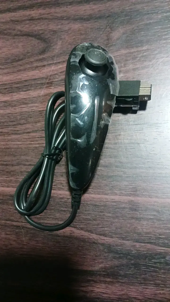 Control Nunchuk Negro para Nintendo Wii - 3