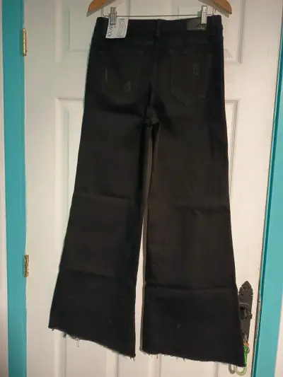 Jeans acampanado azul y recto blanco - miniatura 4