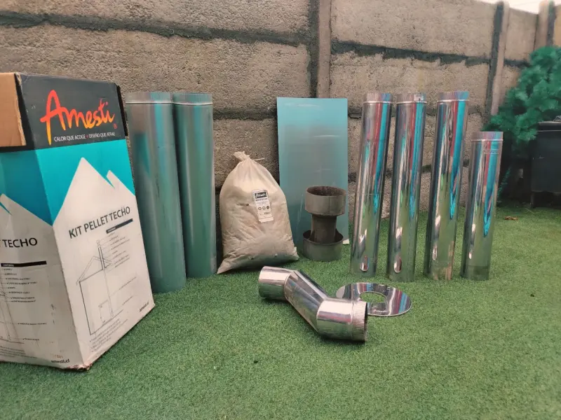 Kit de instalación para estufa a pellet Amesti - 1