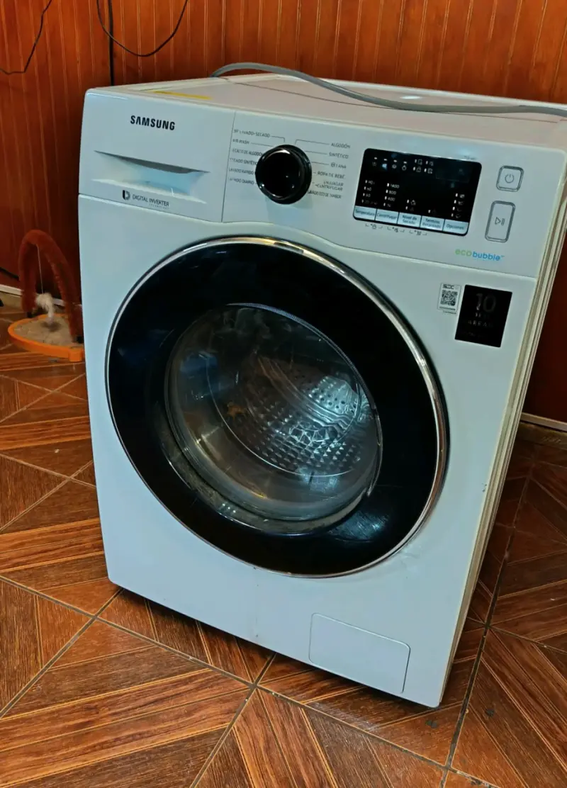 Lavadora secadora Samsung EcoBubble 9kg - 1