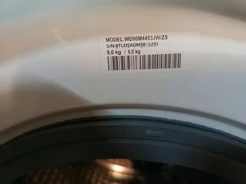 Lavadora secadora Samsung EcoBubble 9kg - 4