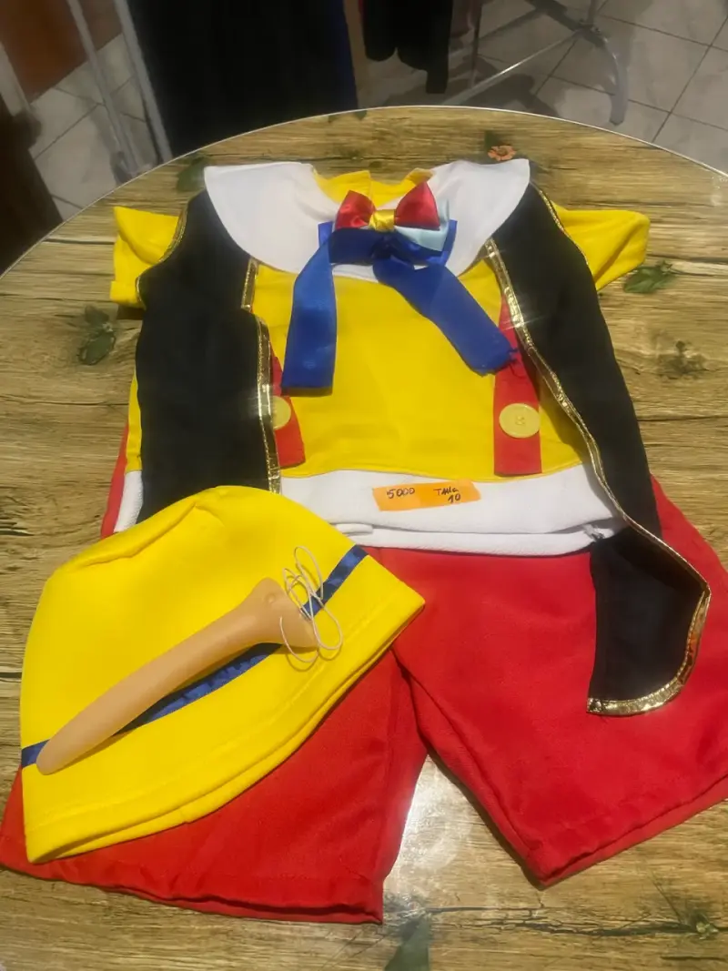 Disfraz de Pinocho para niño talla 1-2 años