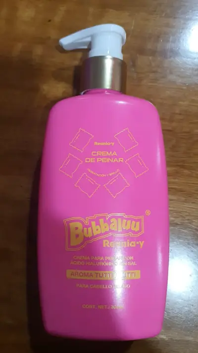 Crema de peinar Bubbaluu Reania-y aroma tutti frutti y uva - miniatura 1