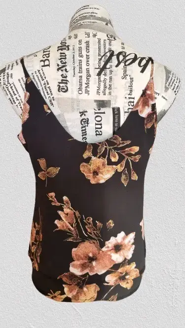 Blusa de tirantes con estampado floral - 2