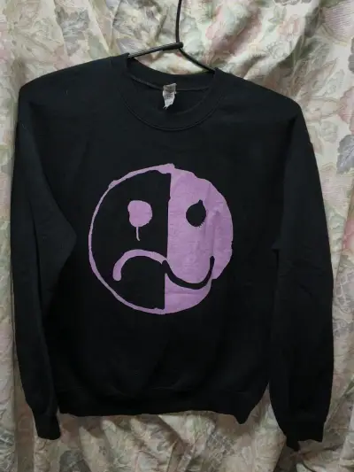 Polerón negro con diseño gráfico Smithereens - miniatura 3