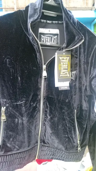 Chaqueta de terciopelo negra Everlast - miniatura 1