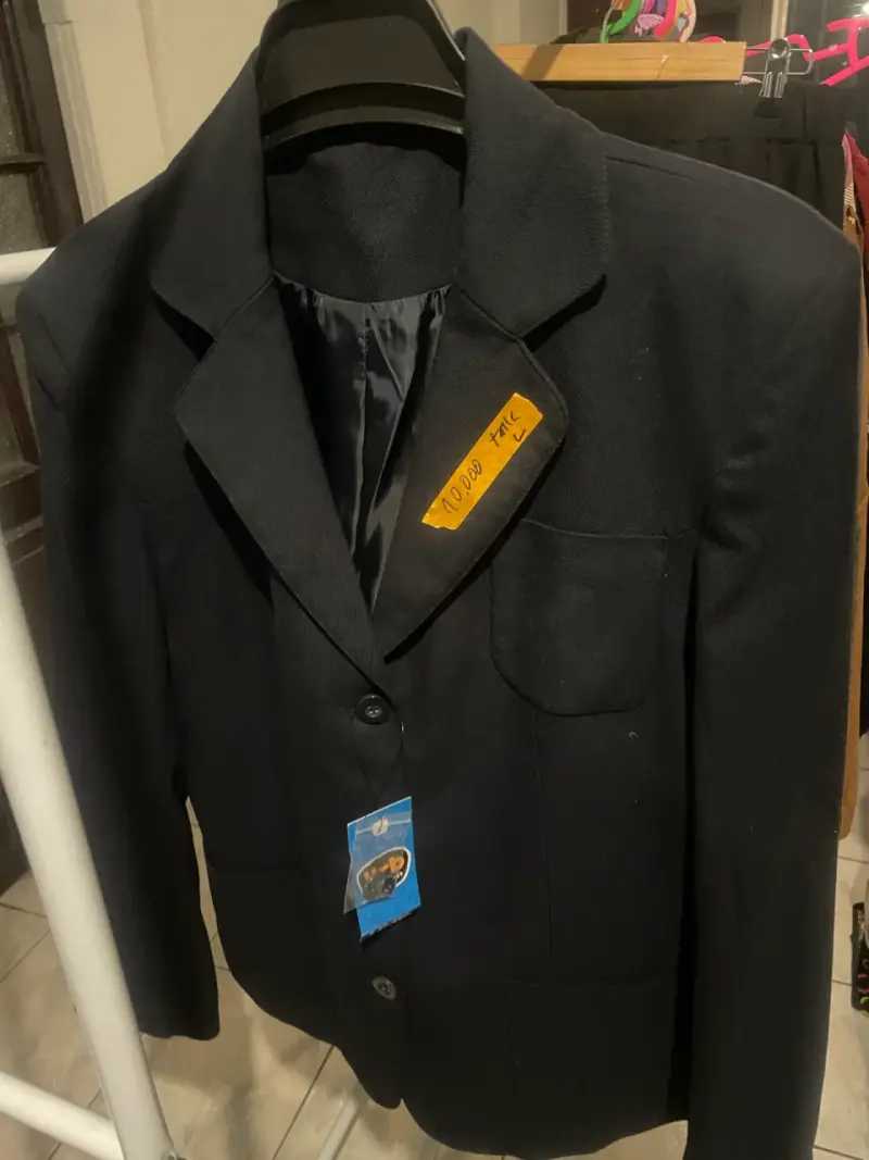Blazer negro formal para hombre talla L