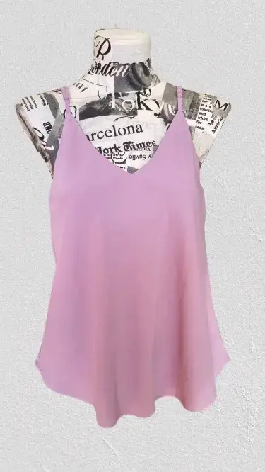 Blusa sin mangas color Lila - miniatura 1