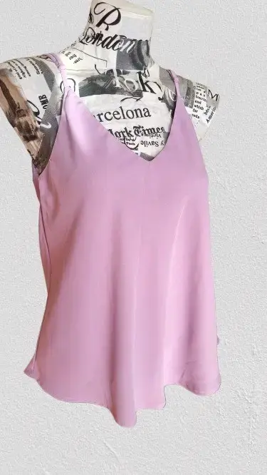 Blusa sin mangas color Lila - 2