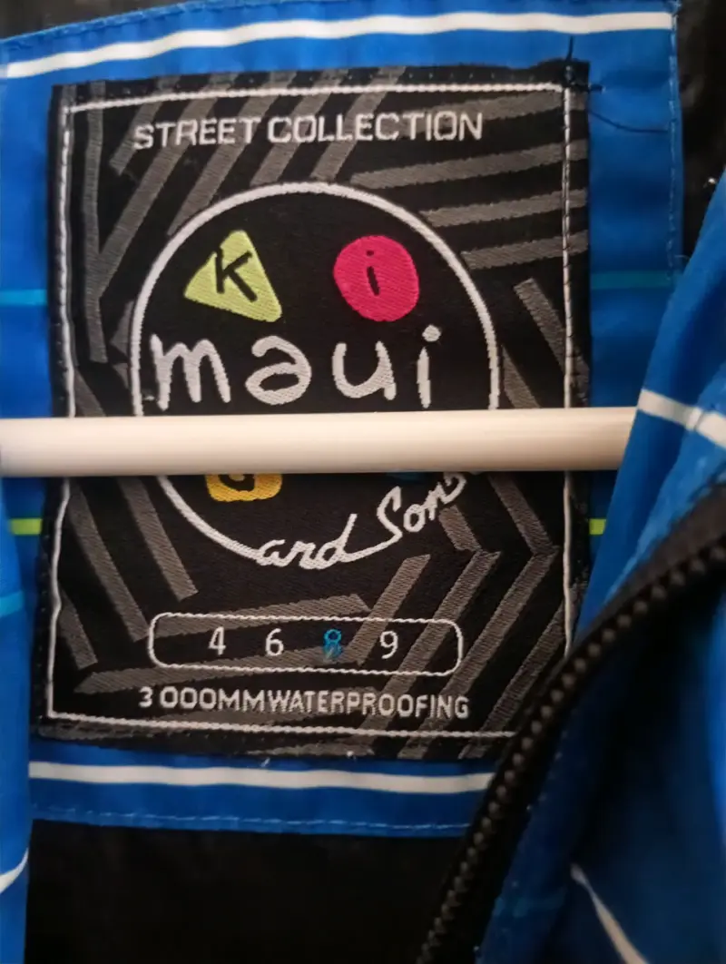 Chaqueta impermeable azul Maui and Sons niño - 3