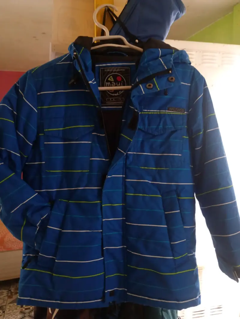 Chaqueta impermeable azul Maui and Sons niño - 4