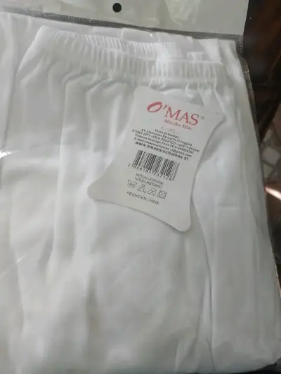 Polera Blanca Manga Larga Unisex Talla 2 a XL - miniatura 3