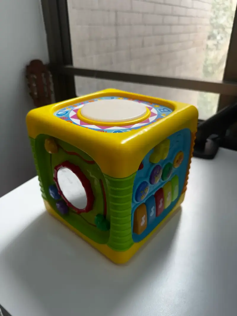 Cubo de actividades para bebés multicolor - 3