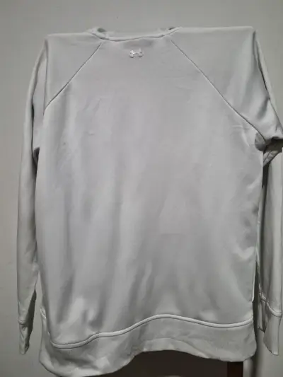 Polerón blanco Under Armour ColdGear para mujer - miniatura 2