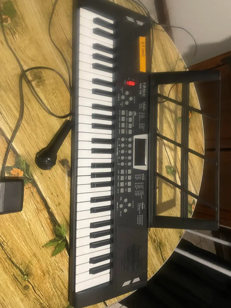Teclado Electrónico Tonic TDK-15 con Micrófono