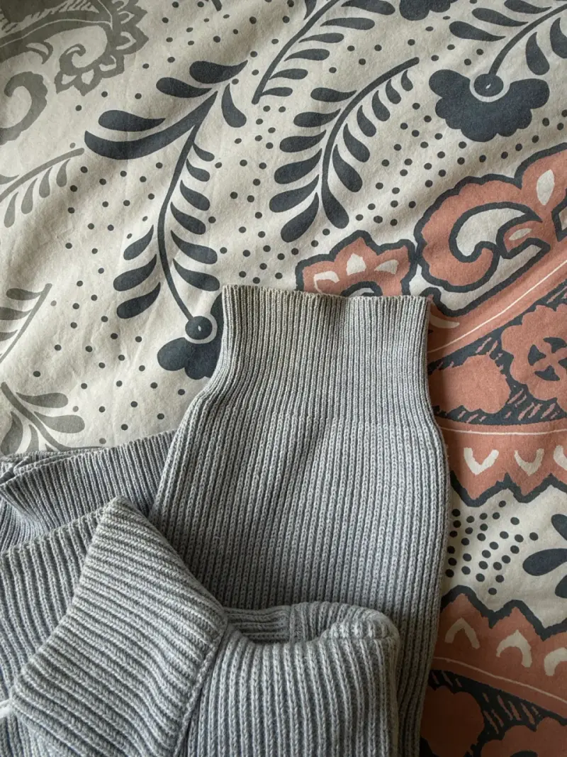 Chaleco gris de lana con cierre Lacoste talla s - 2