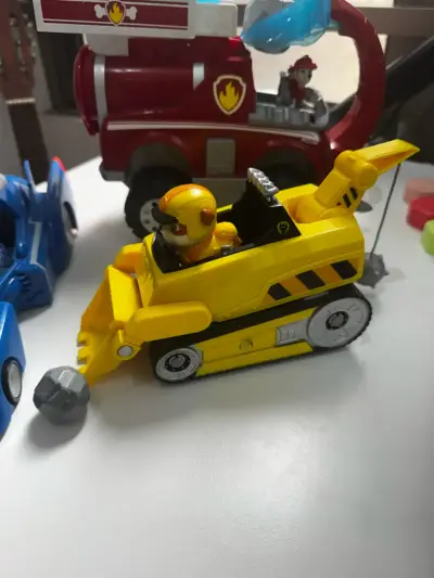 Juguete Paw Patrol Rubble con excavadora - miniatura 2