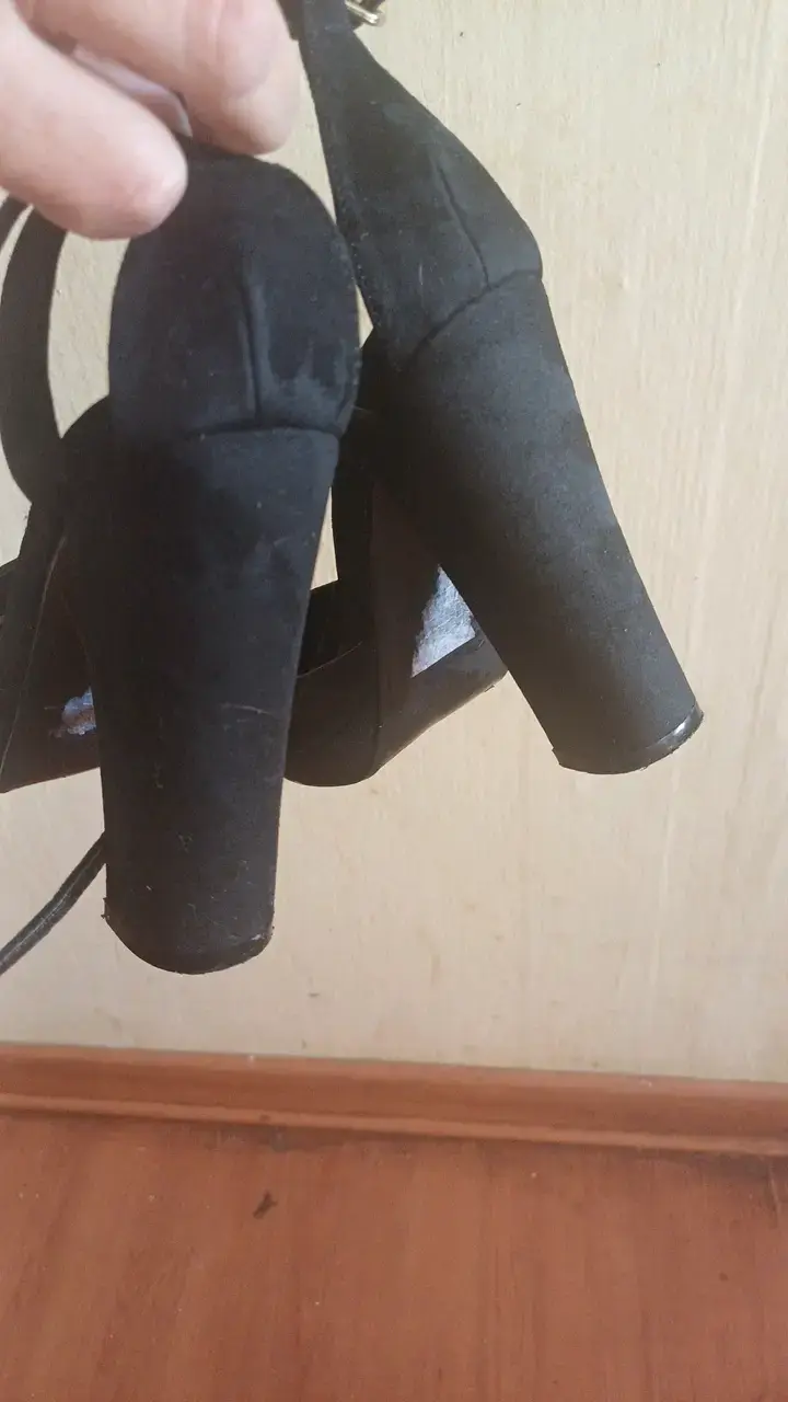 Zapatos de tacón negro Index con correa - 3