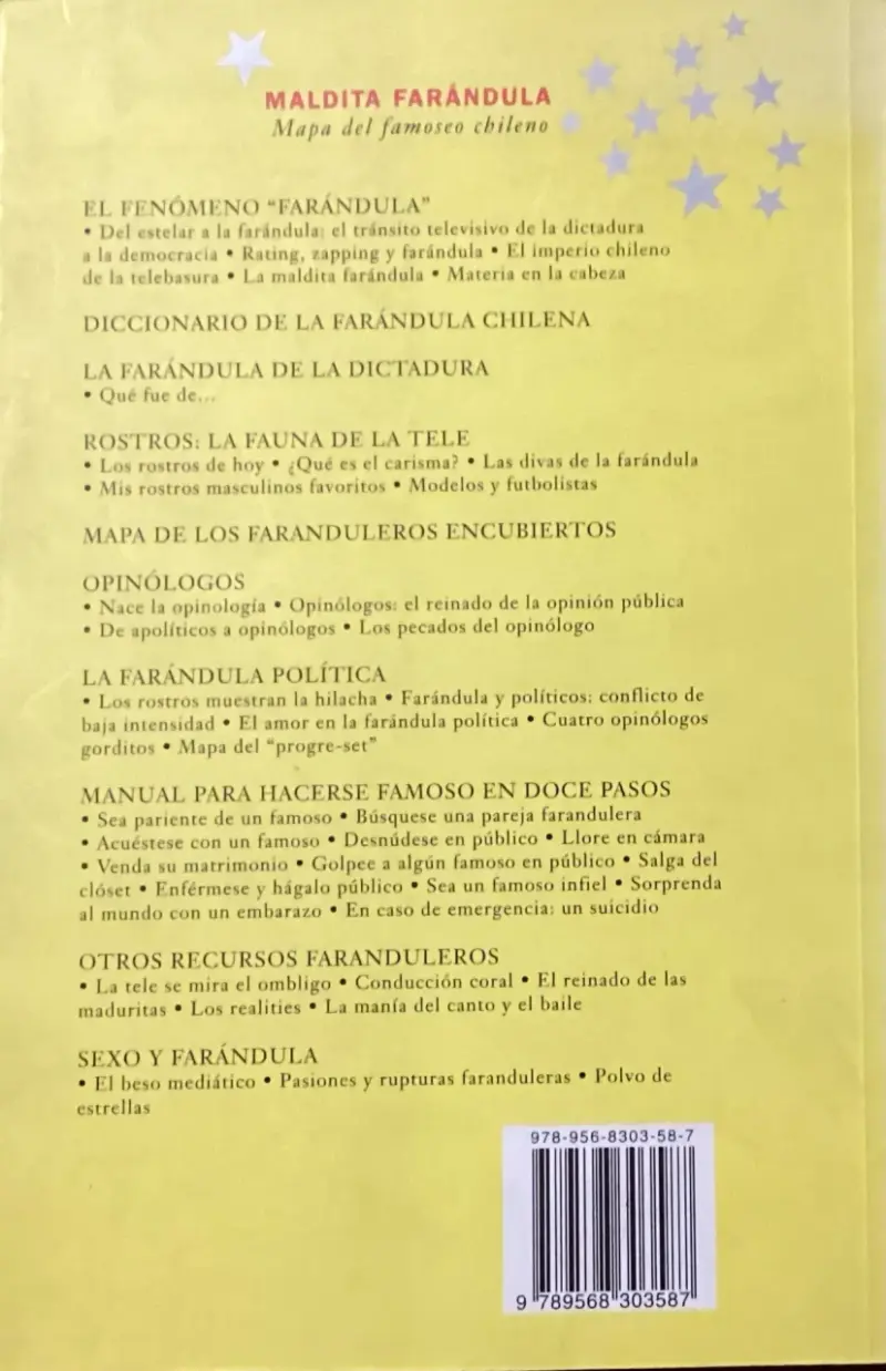 Libro 'Maldita Farándula' de Pamela Jiles - 2
