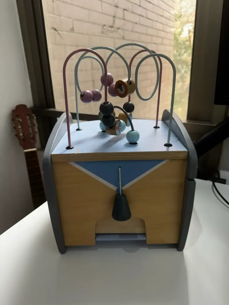 Cubo de actividades de madera Montessori - 3
